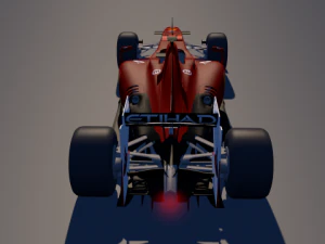 f1 ferrari c4d  obj  lwo  mtj 3D Model