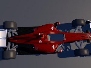 f1 ferrari c4d  obj  lwo  mtj Model 3D