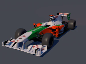 f1 force india c4d obj lwo mtj 3D Model