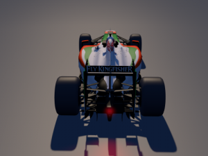 f1 force india  c4d  obj  lwo  mtj 3D Model