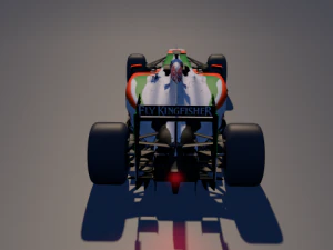 f1 force india  c4d  obj  lwo  mtj 3D Model