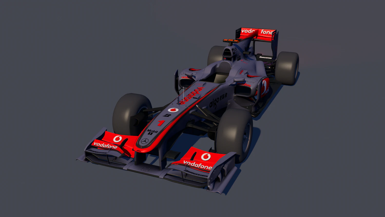 f1 mclaren c4d  obj  mtj  lwo 3D Model .c4d .max .obj .3ds .fbx .stl .blend 