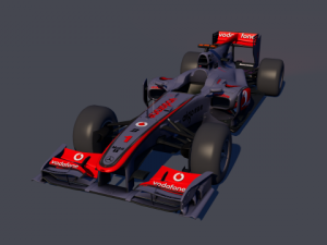 f1 mclaren c4d  obj  mtj  lwo 3D Model
