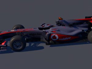 f1 mclaren c4d  obj  mtj  lwo 3D Model