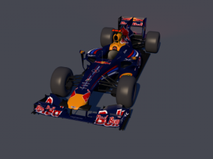 f1 redbull c4d  obj  lwo  mtj Modelo 3D
