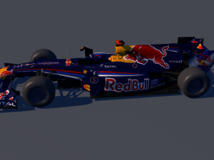f1 redbull c4d  obj  lwo  mtj Modelo 3D
