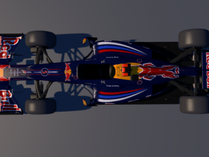 f1 redbull c4d  obj  lwo  mtj Modelo 3D