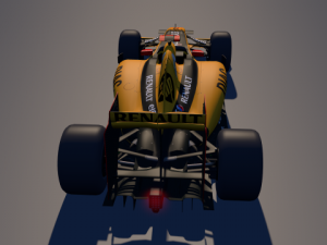 f1 renault c4d  obj  mtl lwo 3D Model