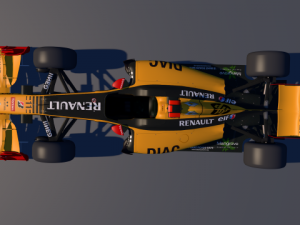 f1 renault c4d  obj  mtl lwo 3D Model