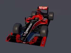 f1 virgin c4d obj mtl lwo 3D Model