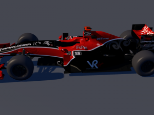 f1 virgin c4d  obj mtl  lwo Modelo 3D