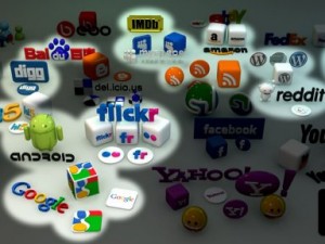 social media 3d icons and logos 1 3D-Modell