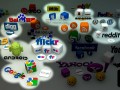 social media 3d icons and logos 1 3D Model