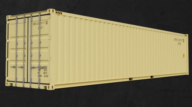 shipping container 3D Model .c4d .max .obj .3ds .fbx .stl .blend 