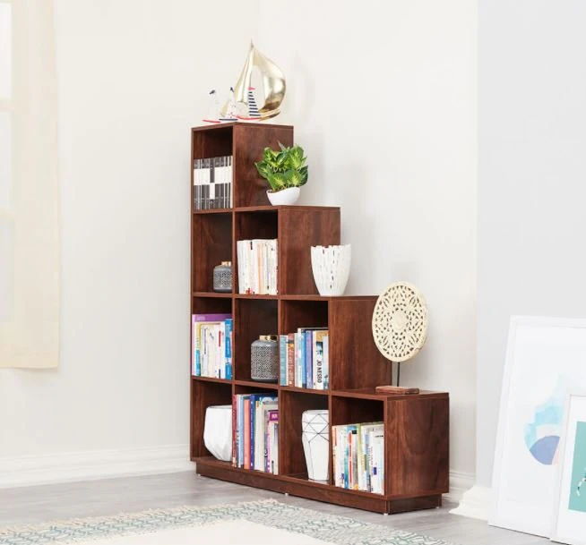 wooden book shelf 3D Model .c4d .max .obj .3ds .fbx .stl .blend 