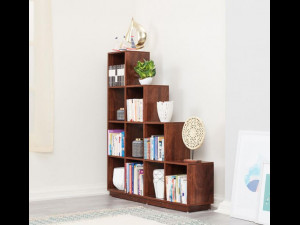 wooden book shelf 3D 模型