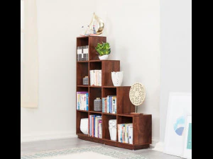 scaffale per libri in legno Modello 3D