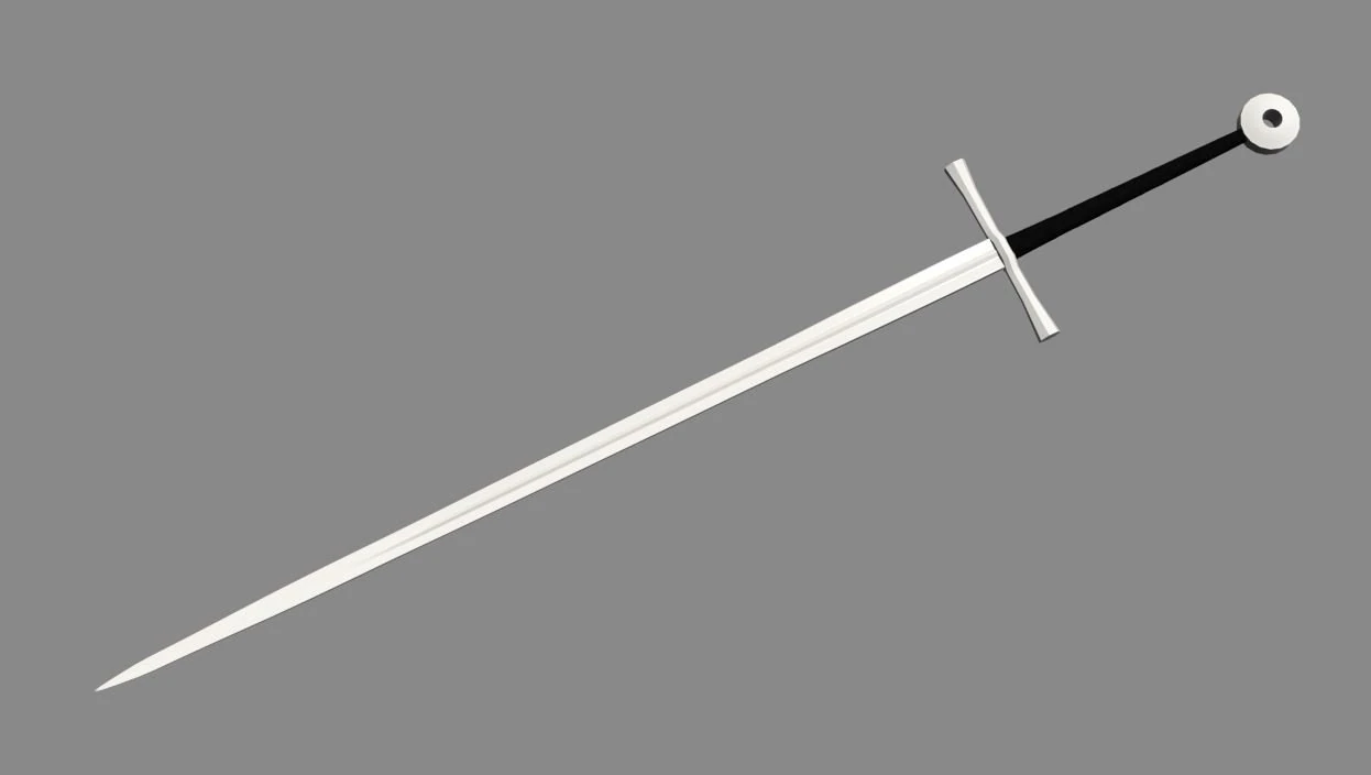 sword 3D Model .c4d .max .obj .3ds .fbx .stl .blend 