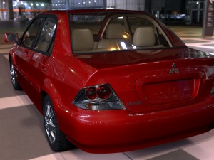 mitsubishi lancer 3D-Modell