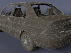 mitsubishi lancer 3D-Modell