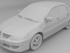 mitsubishi lancer 3D-Modell