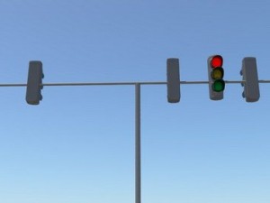 traffic light Model 3D