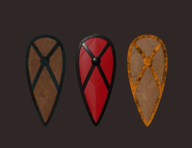 shield 3Dモデル .c4d .max .obj .3ds .fbx .stl .blend 