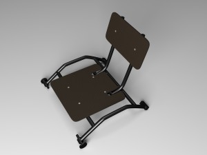 chair wood 3D-Modell
