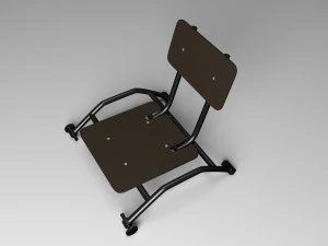 कुर्सी की लकड़ी 3D मॉडल