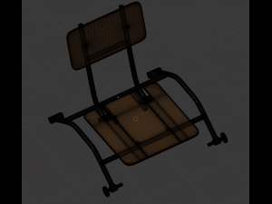 chair wood Modelo 3D