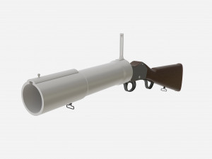 hand grenade launcher blanch-chevallier 3D Model