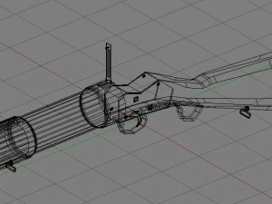 hand grenade launcher blanch-chevallier 3D Model