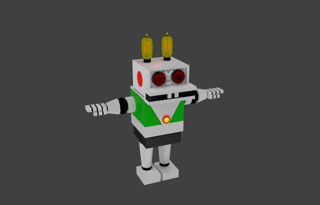robotic hare Modello 3D .c4d .max .obj .3ds .fbx .stl .blend 