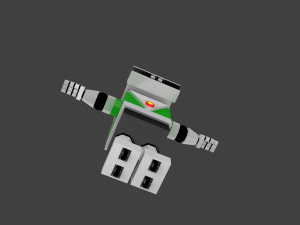 robotic hare Modello 3D