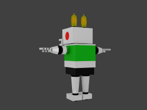 robotic hare Modello 3D