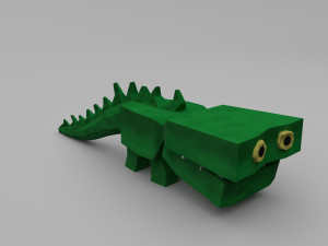 crocodile Modello 3D