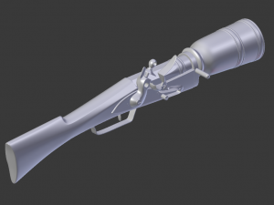 hand grenade launcher Model 3D
