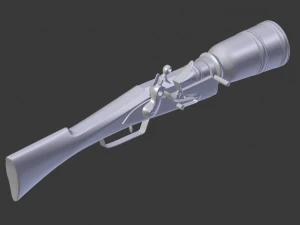 hand grenade launcher 3D Model