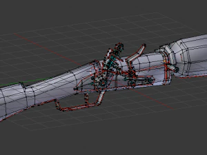 hand grenade launcher 3D Model