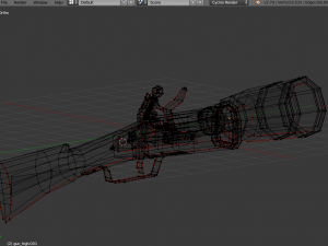 hand grenade launcher Model 3D