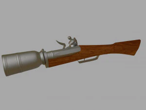 hand grenade launcher 3D Model