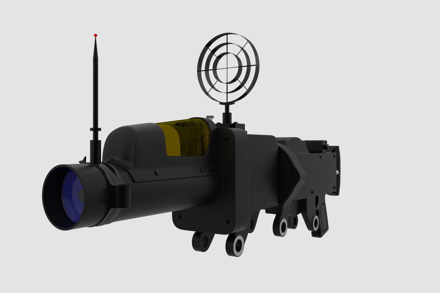 Macchina fotografica rokuoh-sha tipo 89 dell'aviazione giapponese Modello 3D .c4d .max .obj .3ds .fbx .stl .blend 