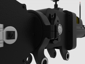 japanese aviation rokuoh-sha type 89 photo machine 3D Model