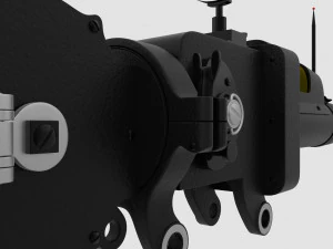 Macchina fotografica rokuoh-sha tipo 89 dell'aviazione giapponese Modello 3D