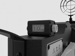 japanese aviation rokuoh-sha type 89 photo machine 3D Model