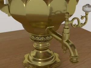 रूसी चायदानी 3D मॉडल