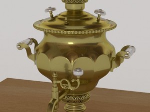 russian teapot 3D Модель