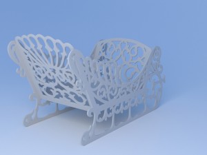 sleds 3D-Modell