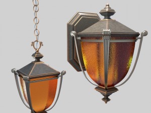 kichler lighting 49106rz warner park Model 3D