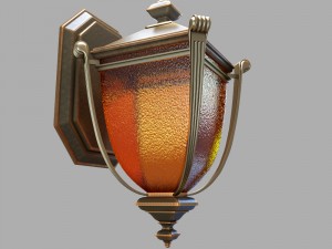 kichler lighting 49106rz warner park 3D Model